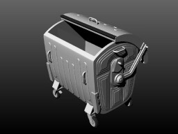 DeA Plechový kontejner 1100l